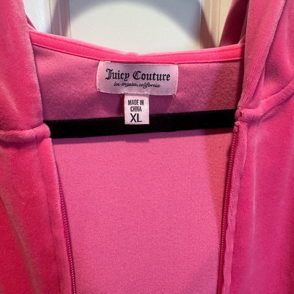 Juicy Couture Pink Velour set size XL - Picture 2 of 7